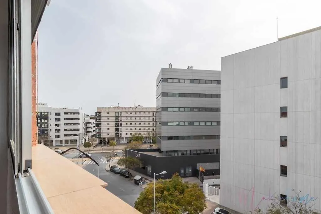 Suite Con Jacuzzi En El Centro Vistas Y Garaje Huelva Apartment